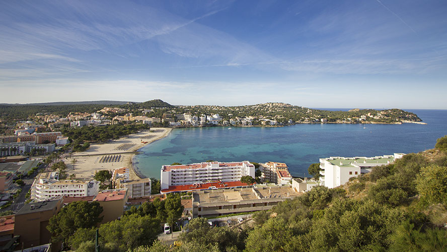 La playa de Santa Ponsa