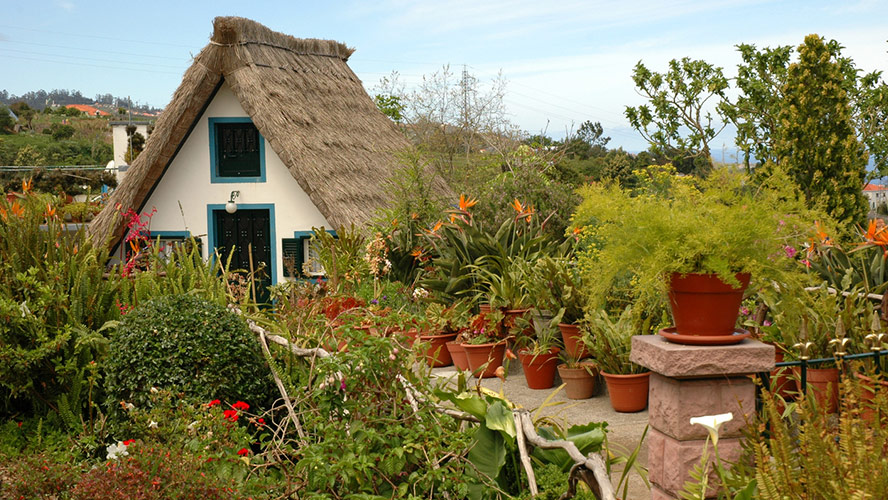 Casa de Santana', a traditional type of house in Madeira Islands