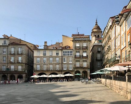 Plaza Mayor de Ourense, la más singular de España