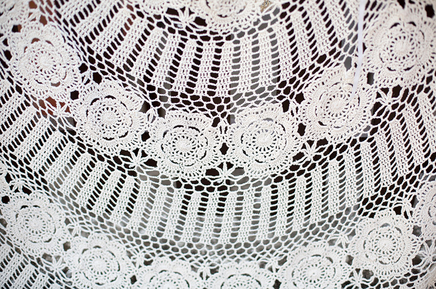 Embroidered tablecloths