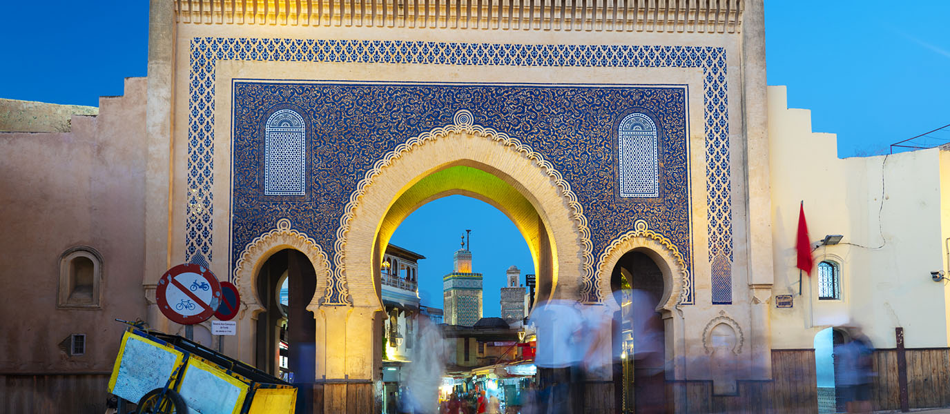 Bab Bou Jeloud, la Porte Bleue de la Médina de Fès