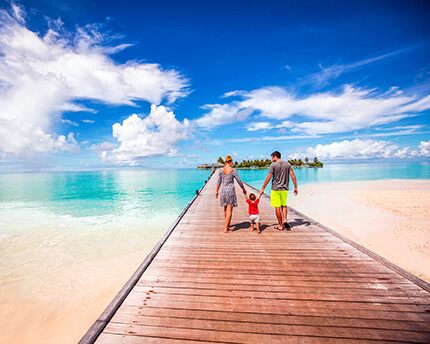 Viajar a Maldivas con niños