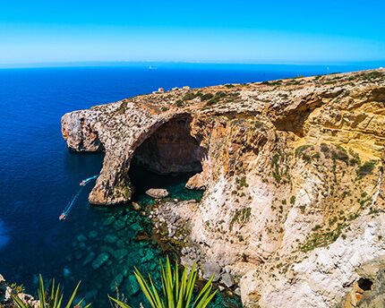 Blue Grotto, the Mediterranean’s bluest cave