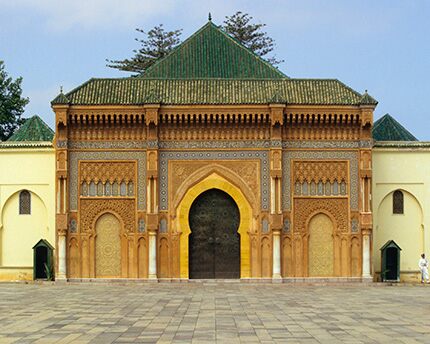 Palacio Real de Rabat, emblema de la monarquía alauí