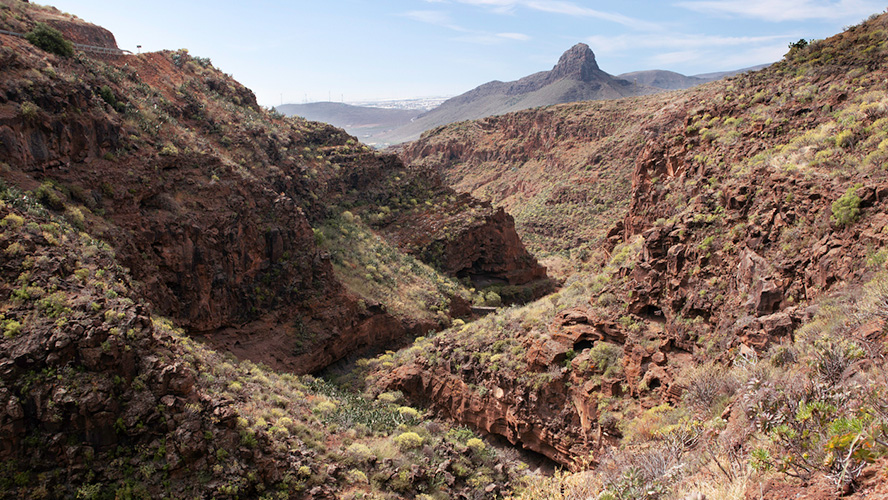 Barranco de las Vacas y Roque Aguayro