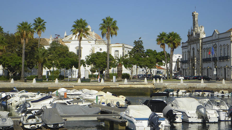 Casco antiguo desde la Marina de Faro