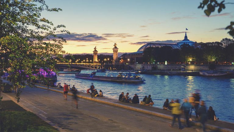 The Seine, the river around which the history of Paris has been made ...