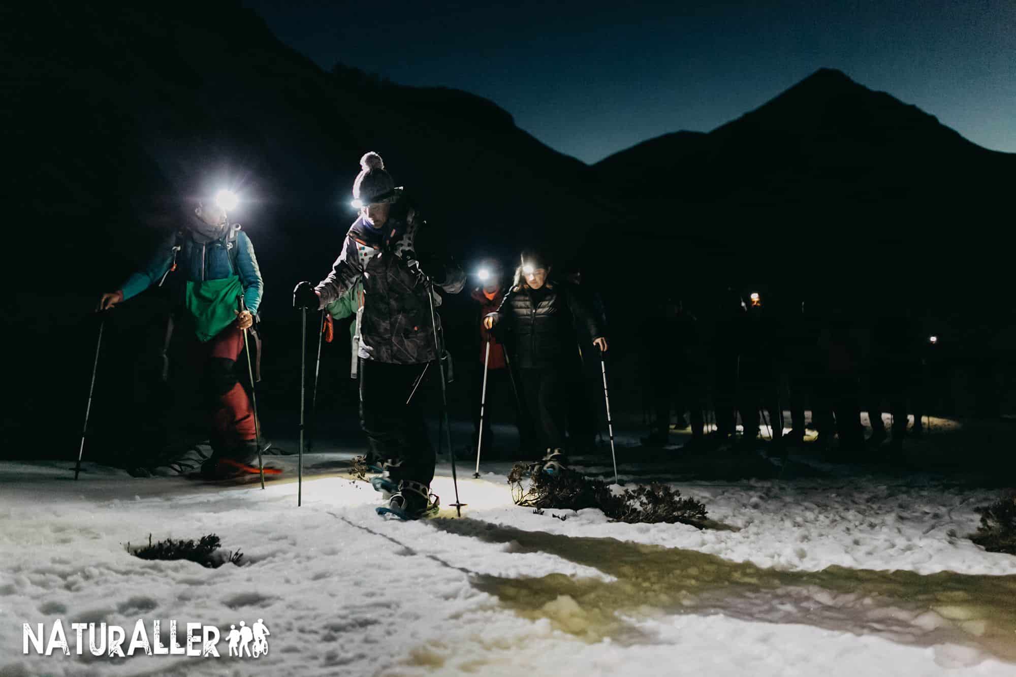 Ruta Nocturna en Raquetas de Nieve